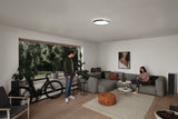 LEDVANCE LED-Deckenanbauleuchte 30W sw LISA SMART+ Wifi Orbis 500mm TW 2700K