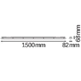 LEDVANCE LED-Feuchtraumleuchte 26W 4000K DP S 1500 26W 840 IP65 GY 3500lm gr