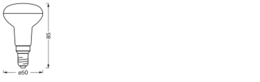 LEDVANCE LED-Reflektorlampe E14 R50 R50 SMART+ WIFI SPOT 40 R50 40 3.3W 270 3W
