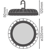 LEDVANCE LED-Hallenleuchte 133W 4000K HB COMP V 133W 840 110DEG IP65 16000lm