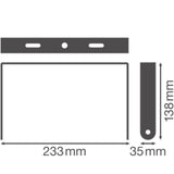 LEDVANCE Montagebügel sw ST L233mm B35mm HB COMP V BRACKET 225W H138mm
