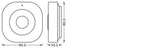 LEDVANCE Bewegungsmeldersensor AP ws SMART+ WIFI MOTION SENSOR White IP00