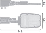 LEDVANCE LED-Aufsatzleuchte 30W 60mm gr SL AREA SPD SM V 30W 765 RV20ST GY 6500K