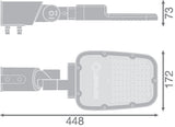 LEDVANCE LED-Aufsatzleuchte 45W 60mm gr SL AREA SPD SM V 45W 730 RV20ST GY 3000K
