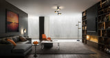 LEDVANCE LED-Anbauleuchte 20W sw Decor Memphis Ceiling 3 x G9