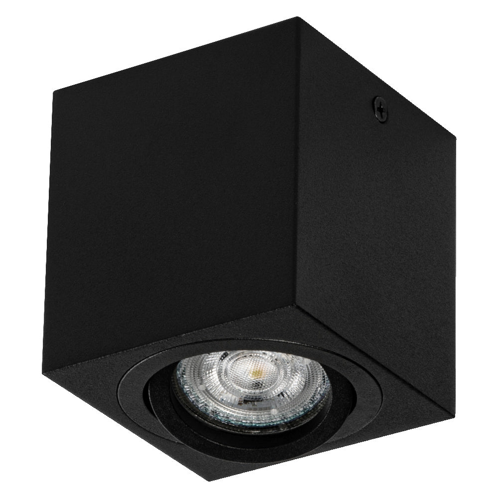 LEDVANCE LED-Anbauleuchte 50W sw Spot Surface Square GU10 Black