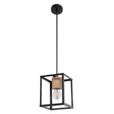 LEDVANCE LED-Pendelleuchte 1LED sw E27 Decor Nairobi Pendant E27 asym IP20