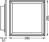 LEDVANCE LED-Anbauleuchte 18W 2700-6500K SMART+ Wifi Planon Plus Frame 300x3 1300