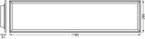 LEDVANCE LED-Anbauleuchte 36W 2700-6500K SMART+ Wifi Planon Plus Frame 1200x 2800