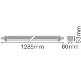 OSRAM-LEDVANCE LED- Feuchtraumleuchte DP COMP TH 1200 V 33W 840 IP66 PS 33W