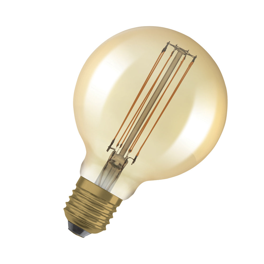 OSRAM LED-Kugellampe FM E27 G95 5,8W ws Vintage 1906 1906 Globe 95 40 Fil DIM 5.