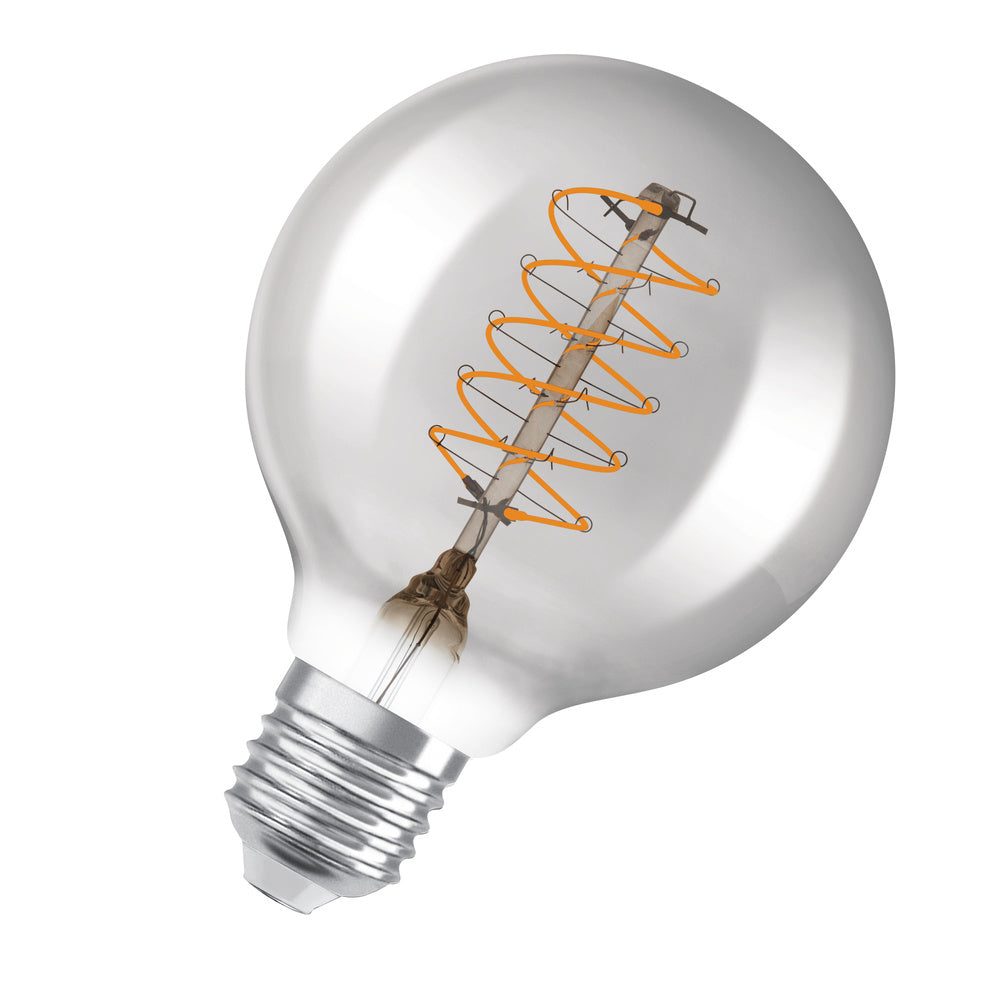 OSRAM LED-Kugellampe FM E27 7,8W 1800K G 1906 Globe 80 30 Fil DIM 7.8W 818 S ws