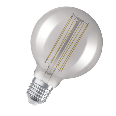OSRAM LED-Kugellampe FM E27 G95 11W ws G Vintage 1906 1906 Globe 95 42 Fil DIM 11