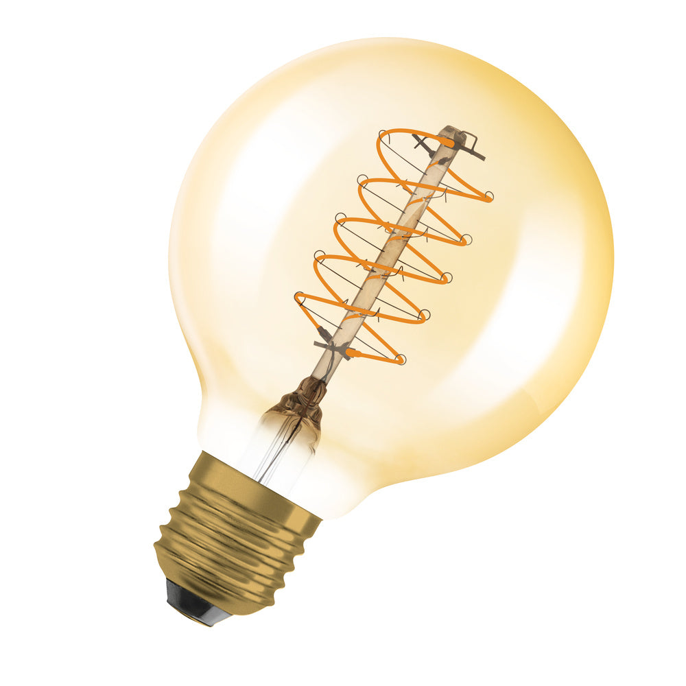 OSRAM LED-Kugellampe FM E27 7W 2200K go Vintage 1906 Globe 80 48 Fil DIM 7W 600l