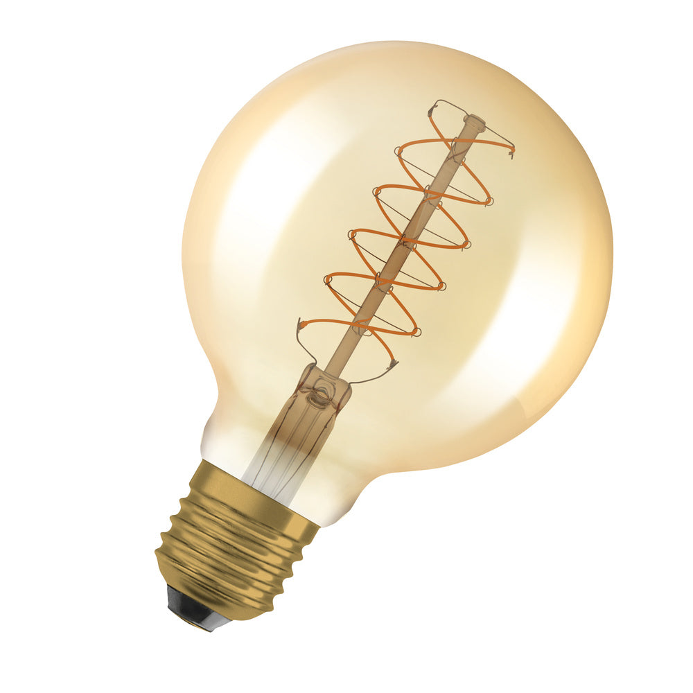 OSRAM LED-Kugellampe FM E27 4,8W 2200K F Vintage 1906 1906 Globe 95 37 Fil DIM 4.
