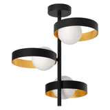 LEDVANCE LED-Anbauleuchte 20W sw Decor Memphis Ceiling 3 x G9