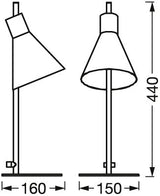 LEDVANCE LED-Schreibtisch 5W 3000K 260lm Decor Tokio Table Konv sw m.Schalt m.LM