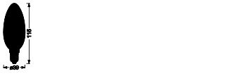 LEDVANCE LED-Kerzenlampe E14 B40 4,9W ws SMART+ MATTER Cla B40 4.9W 827 - 86 2700