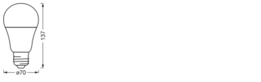 LEDVANCE LED-Lampe E27 A100 14W 2700K ws SMART WIFI A100 14W 230V DIM FR E27 1521