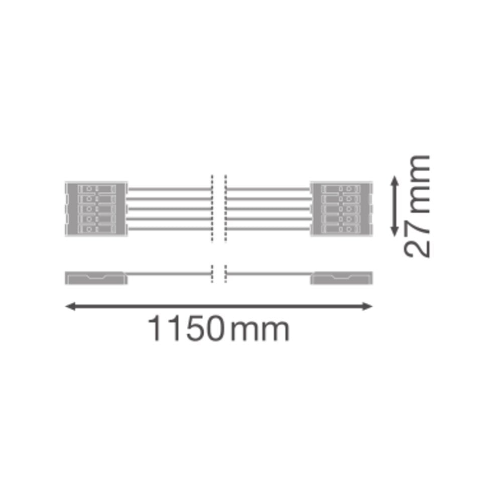 LEDVANCE Durchgangsverdrahtung mehrf DP HOUSING 1200 1xLAMP TH-KIT 5x2.5 5x2,