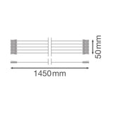 LEDVANCE Durchgangsverdrahtung mehrf DP HOUSING 1500 2xLAMP TH-KIT 5x2.5 5x2,