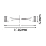 LEDVANCE Durchgangsverdrahtung mehrf DP 1200 TH-KIT 5x2.5 5x2,5qmm 1045mm