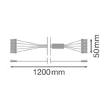 LEDVANCE Durchgangsverdrahtung mehrf DP 1500 TH-KIT 5x2.5 5x2,5qmm 1200mm