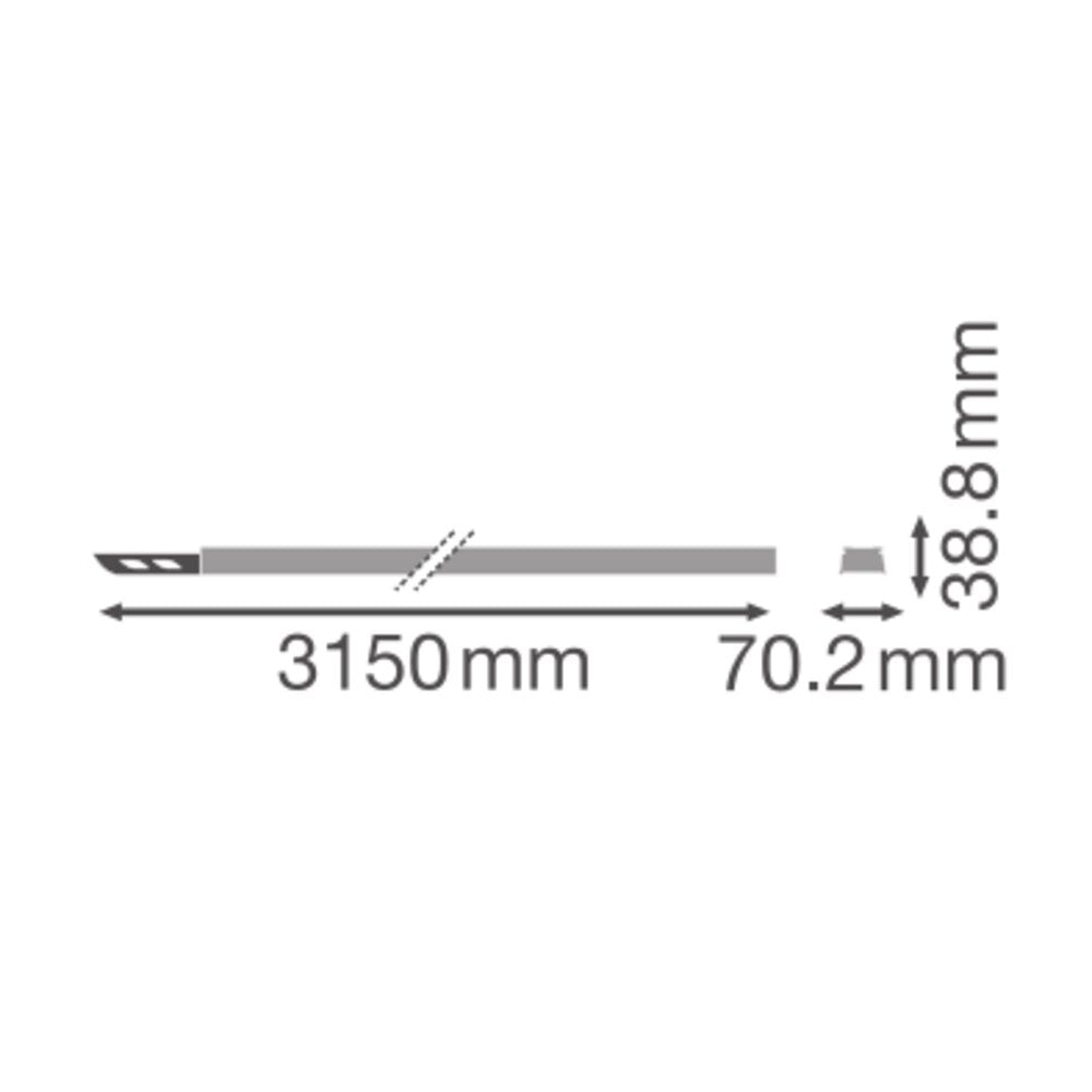OSRAM-LEDVANCE Tragschiene Lichtband ws TruSys FLEX P RAIL 3000 5P WT