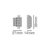 LEDVANCE Kupplung/Verbinder flex ws 5p TRUSYS FLEX FEED IN 5P 39mm