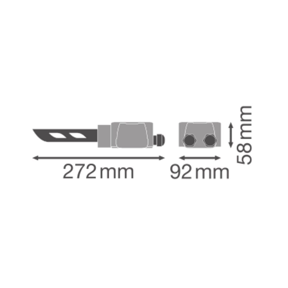 OSRAM-LEDVANCE End-Einspeisung ws 8p TruSys FLEX FEED IN BOX 8P WT 272mm
