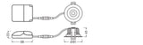 OSRAM-LEDVANCE LED-Einbaustrahler 8W sw SPOT ADJUST SP ADJ P 8W 927 PS DIM IP20