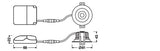 OSRAM-LEDVANCE LED-Einbaustrahler 8W ws SPOT ADJUST SP ADJ P 8W 940 PS DIM IP20