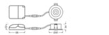 OSRAM-LEDVANCE LED-Einbaustrahler 4W ws SPOT AIR ADJUST SP AIR ADJ P 4W 930 DIM