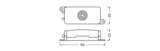 LEDVANCE Anschlussbuchse ws 3p 94mm CONNECTOR BOX 3POLE L/N/E