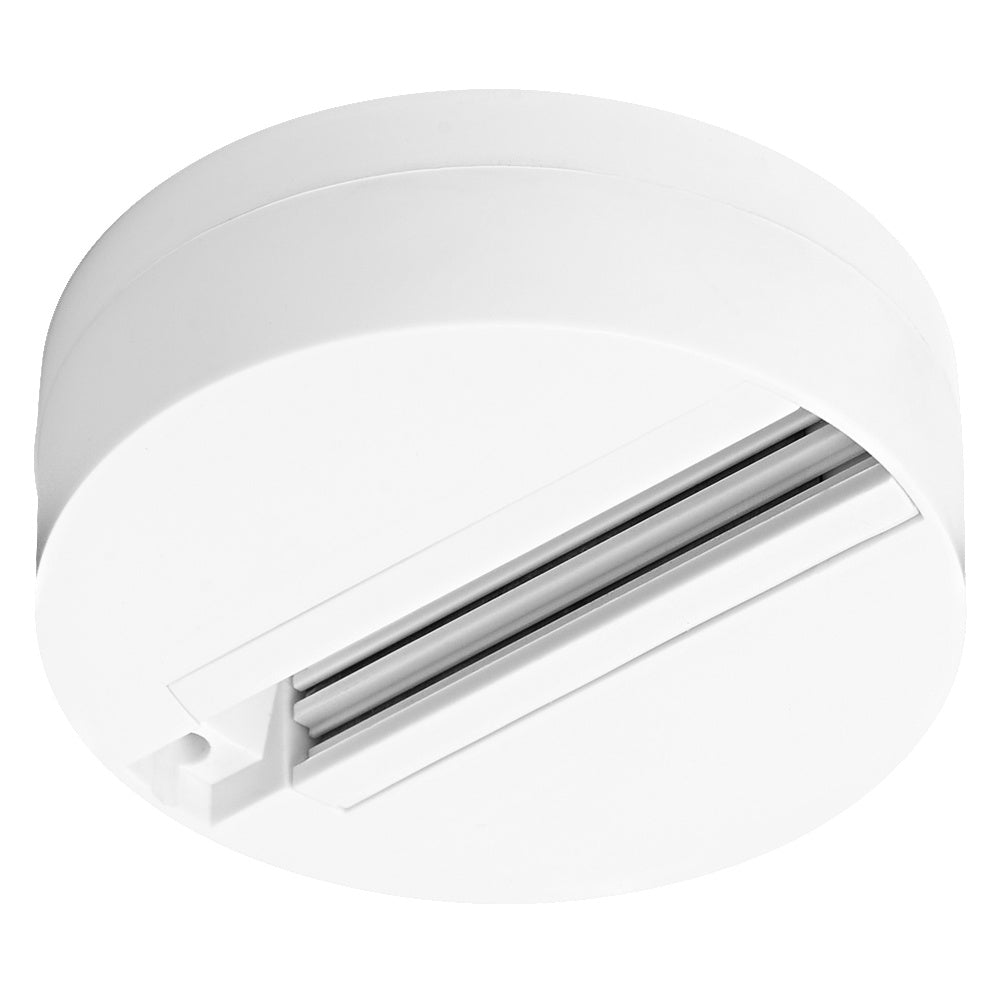 LEDVANCE Leuchtenanschlussadapter ws Tracklight Round Base White 100mm