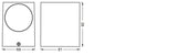 LEDVANCE LED-Wandanbauleuchte 50W sw ENDURA Classic Square Down Black