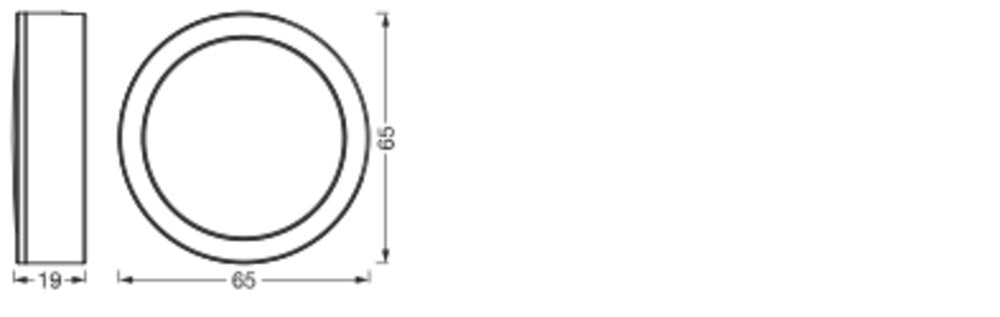 LEDVANCE LED-Wandanbauleuchte 9W 3000K Undercabinet Spot Puck 65mm 3 x 3W 250lm