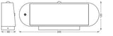 LEDVANCE LED-Solarleuchte 6W 4000K 540lm ENDURA Style Solar Oval Wall Sensor sw