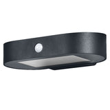 LEDVANCE LED-Solarleuchte 4W 3000K 380lm ENDURA Style Solar Oval S Wall Sens sw