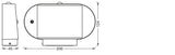 LEDVANCE LED-Solarleuchte 4W 3000K 380lm ENDURA Style Solar Oval S Wall Sens sw