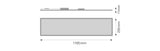 LEDVANCE LED-Panel 1195x295mm 37W 4100lm BIOLUX HCL PL 1200 S 37W TW ZB 2700-6500