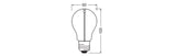 OSRAM LED-Lampe FM E27 A60 1,8W 2700K ws Vintage 1906 Cla A 8 Fil Mag 1.8W 8 80lm