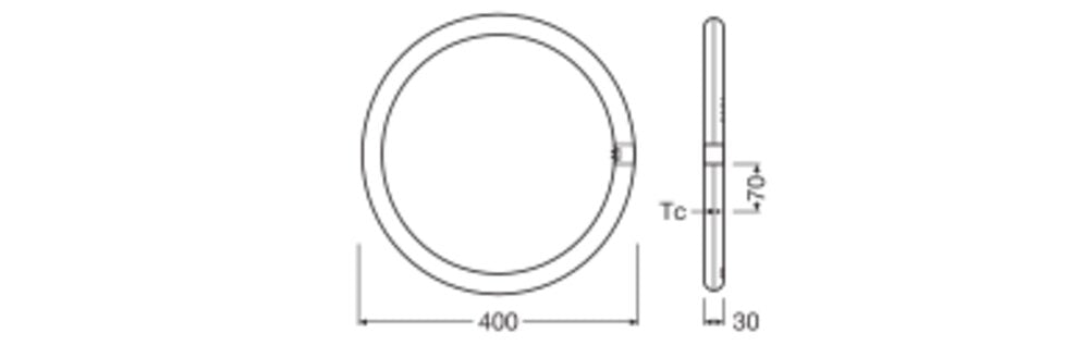 LEDVANCE LED-Röhrenlampe G10q 24W 6500K LED TUBE T9 C 40 EM V 24W 865 G10Q ws E