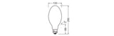 LEDVANCE LED-Röhrenlampe FM E40 60W ws D HQL LED FILAMENT V 8100LM 60W 827 E 2700