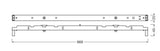 LEDVANCE LED-Geräteträger 20W 1LED IP20 LN MAG BATTEN T5 868 ws G5
