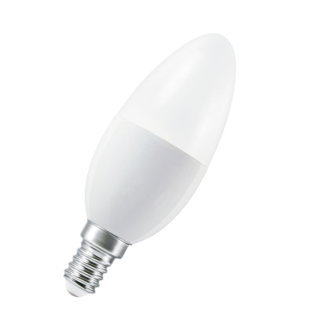 OSRAM LED-Kerzenlampe E14 B38 5,5W 2700K LED Superstar Cla B 40 RGBW RC 4.9W ws