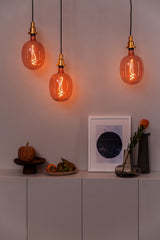 OSRAM LED-Lampe FM E27 4,5W 1600K ws G Vintage 1906 1906 Ballon 15 Fil DIM 4.5W