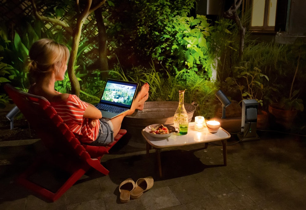 LEDVANCE Steckdosensäule Kst anth IP44 SMART+ WIFI OUTDOOR TERMINAL EU 1Steckd