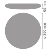 LEDVANCE Abdeckung ws sym direkt Kst SF CIRCULAR 350 3CCT COVER 350x65mm