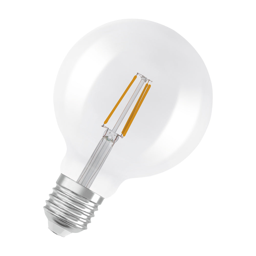OSRAM LED-Kugellampe FM E27 G125 7W ws E LED Superstar Plus Globe 125 60 Fil 2700